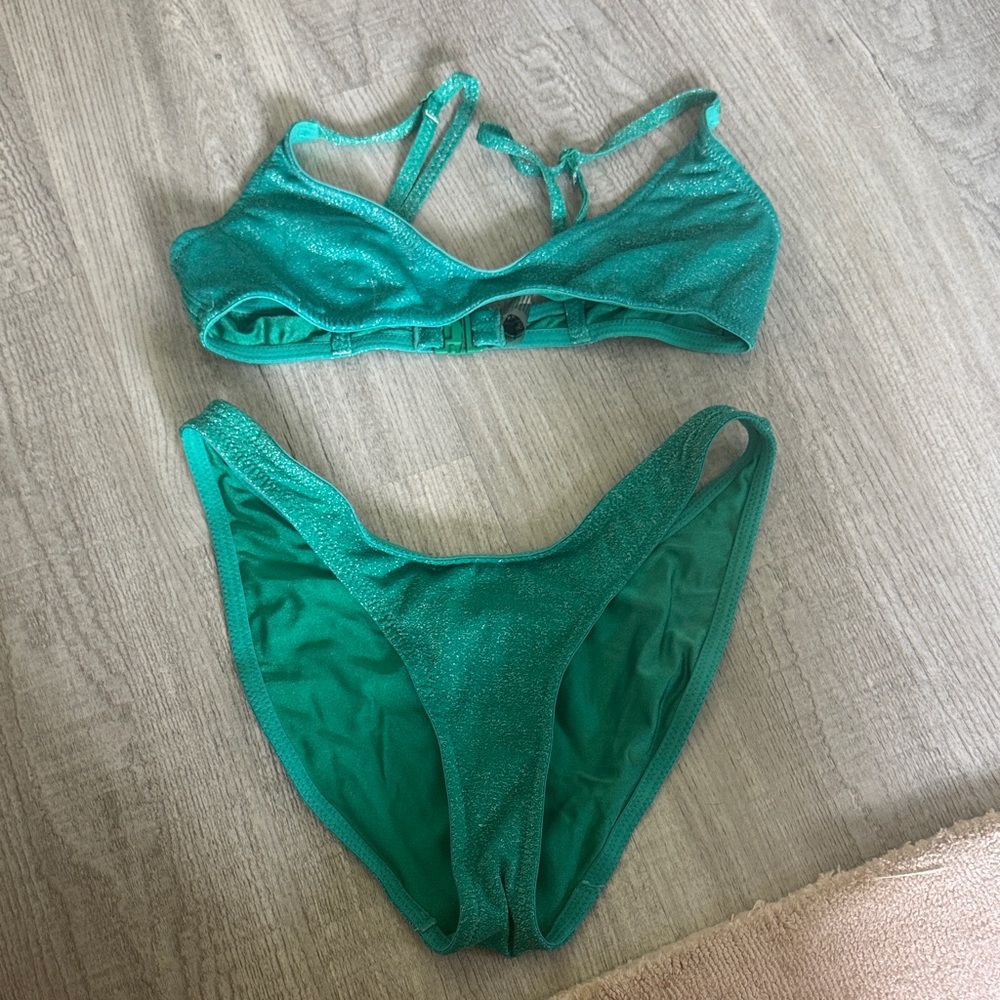 Triangl Swimwear Green Bikini